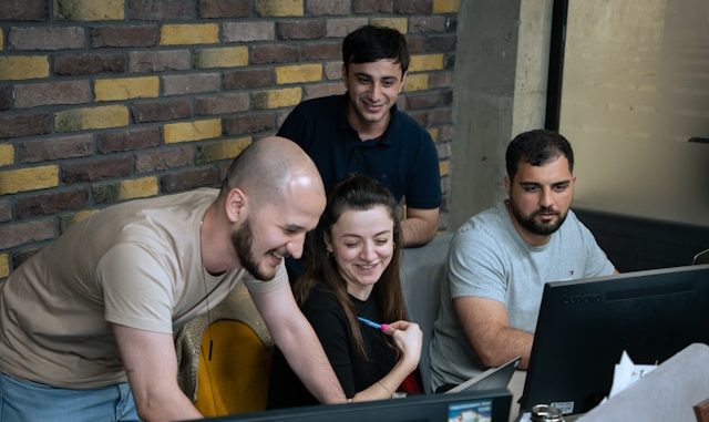 Group of software developers and software testers