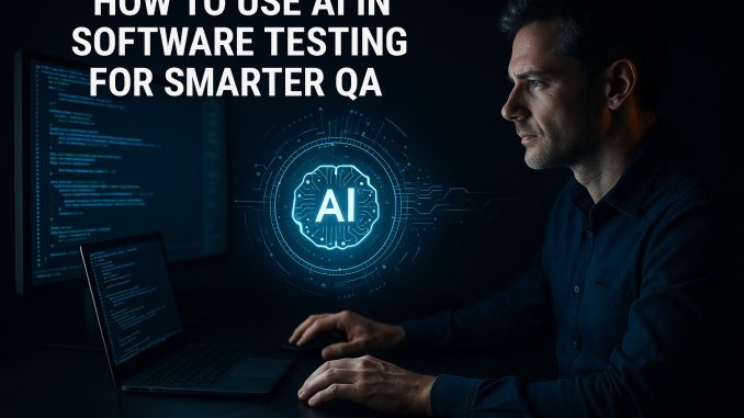 How to Use AI in Software Testing for Smarter QA