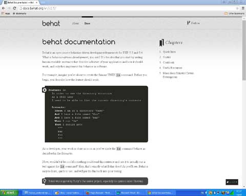 Behat PHP BDD testing tool