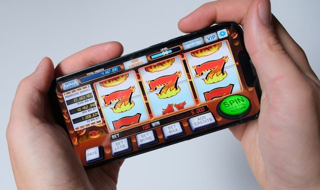 Casino game on mobile