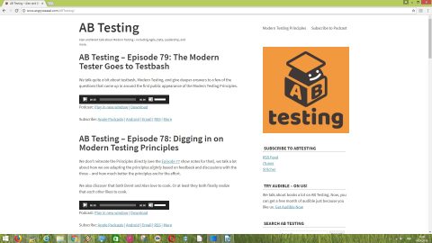AB Testing Software Testing Podcasts