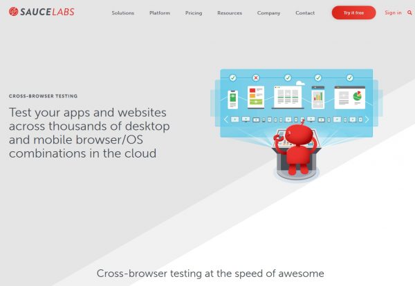 Sauce Labs is an online software testing platform