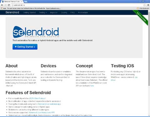 Selendroid android mobile testing tool