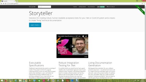 Storyteller is an open source software testing tool to create acceptance tests for .NET