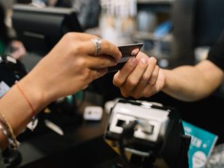Retail transaction with credit card